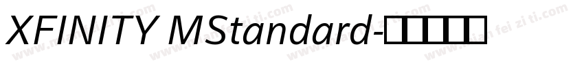 XFINITY MStandard字体转换